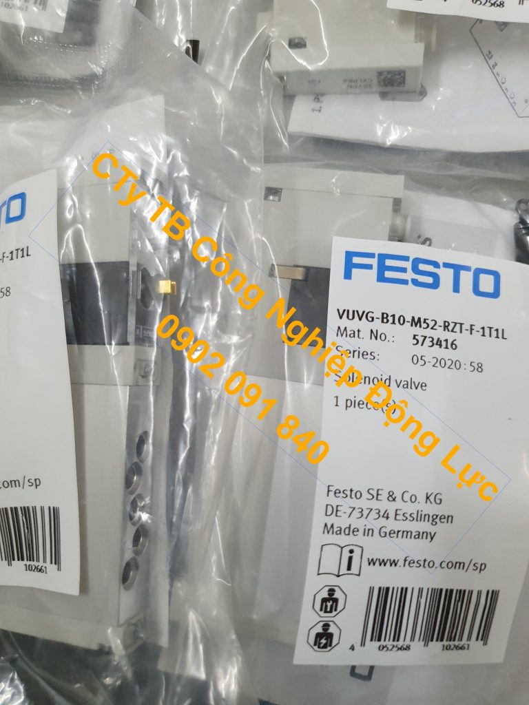 Van điện từ Festo nhập khẩu chính hãng của Đức giá tốt nhất thị trường hiện nay. Cam kết bảo hành trên toàn quốc
