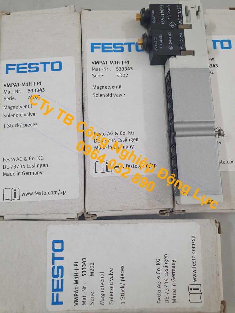 Van điện từ Festo nhập khẩu chính hãng của Đức giá tốt nhất thị trường hiện nay