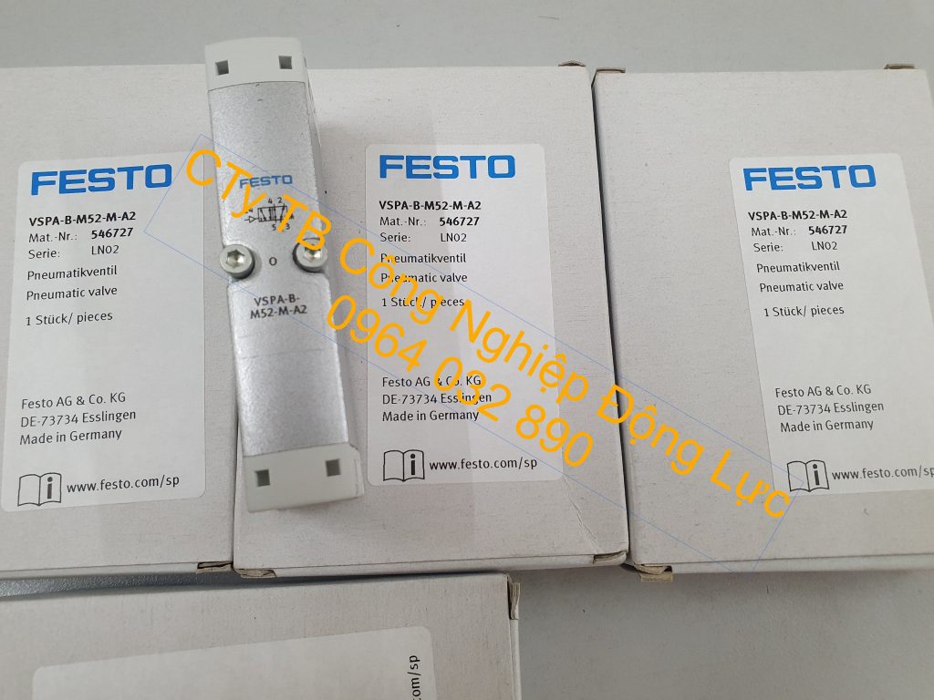 Van điện từ khí nén Festo nhập khẩu chính hãng của Đức giá tốt nhất thị trường hiện nay