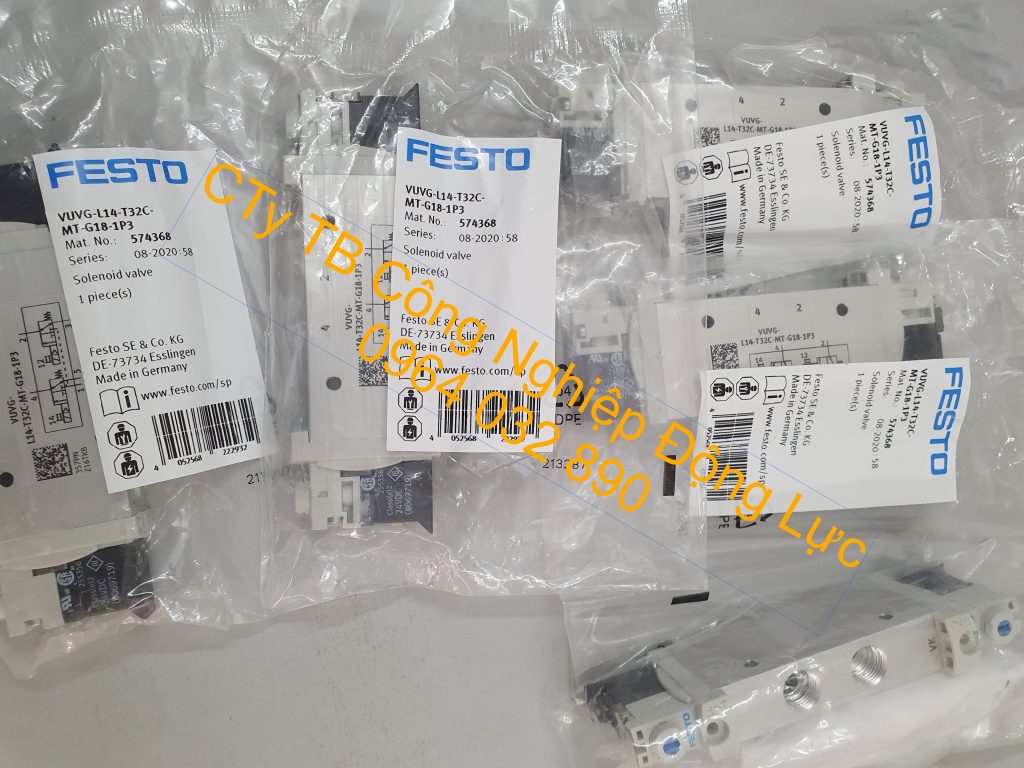 Van điện từ khí nén Festo nhập khẩu chính hãng của Đức giá tốt nhất thị trường hiện nay